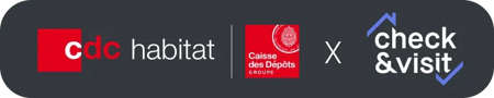 Logos de CDC Habitat et Check & Visit